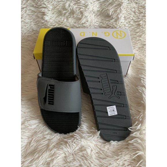 Puma Shoes Mens Slides Size 8 Puma Cool Cat V Fs Castlerock